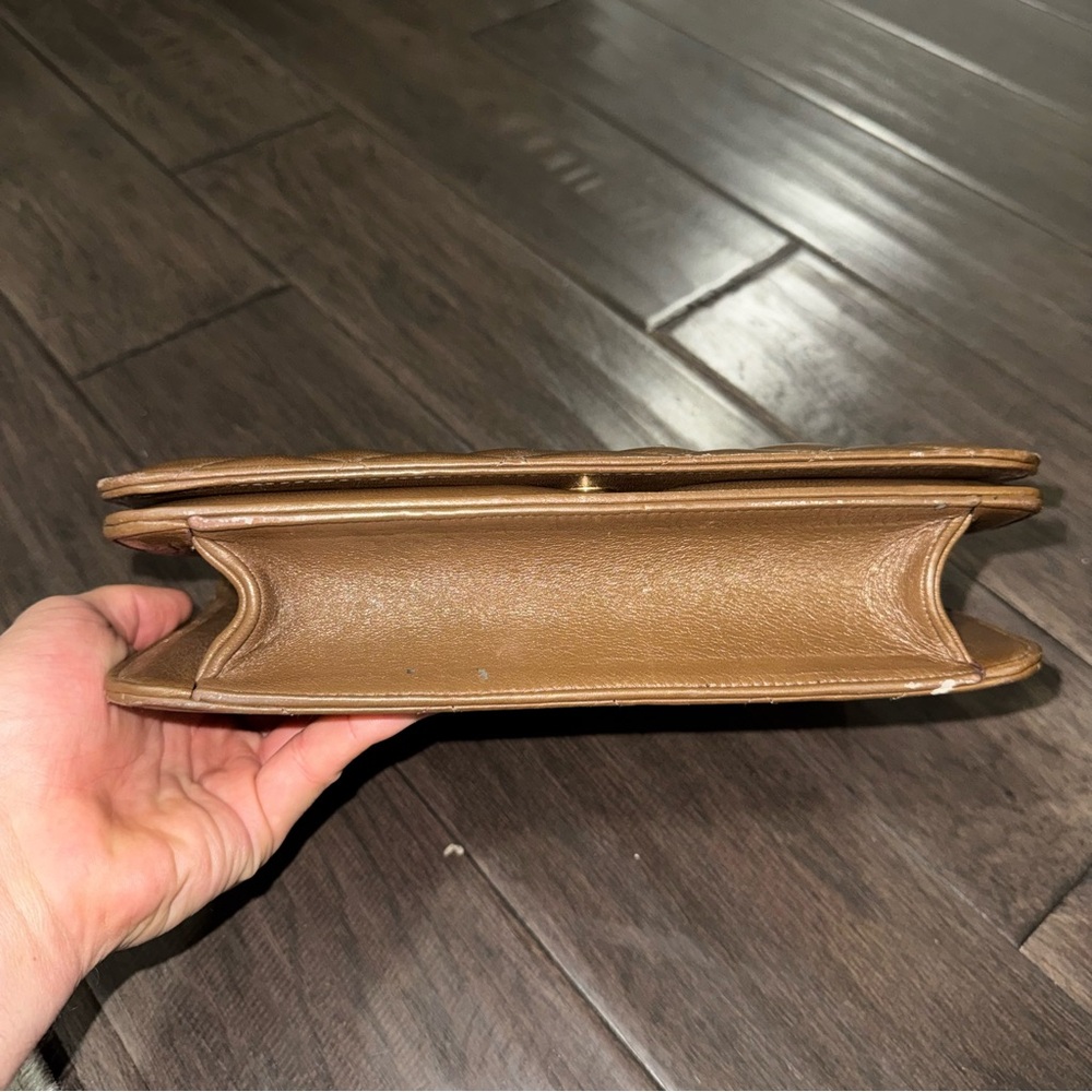 CC Tan Quilted Crossbody Bag - Picture 7 of 15